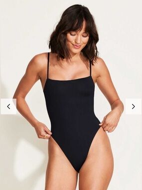 Vitamin A Jenna One Piece Swimsuit - Black EcoLux